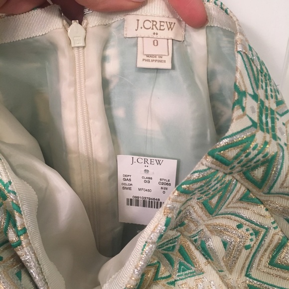 J. Crew metallic skirt - Picture 2 of 3